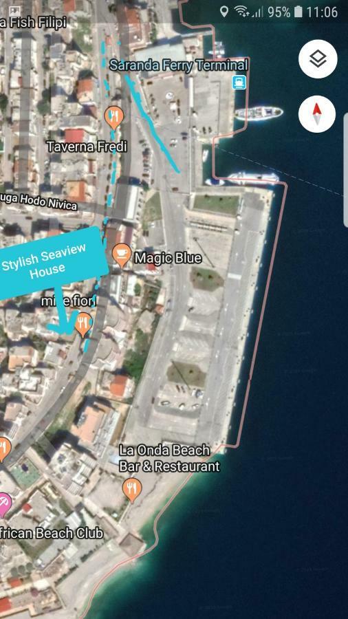 Stylish Seaview House Apartamento Sarandë Exterior foto